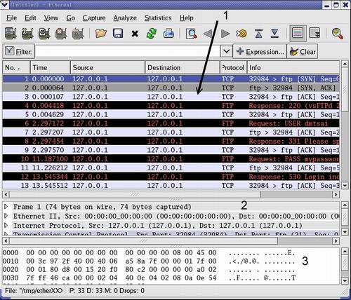ethereal 使用範例圖 ethereal 使用範例圖